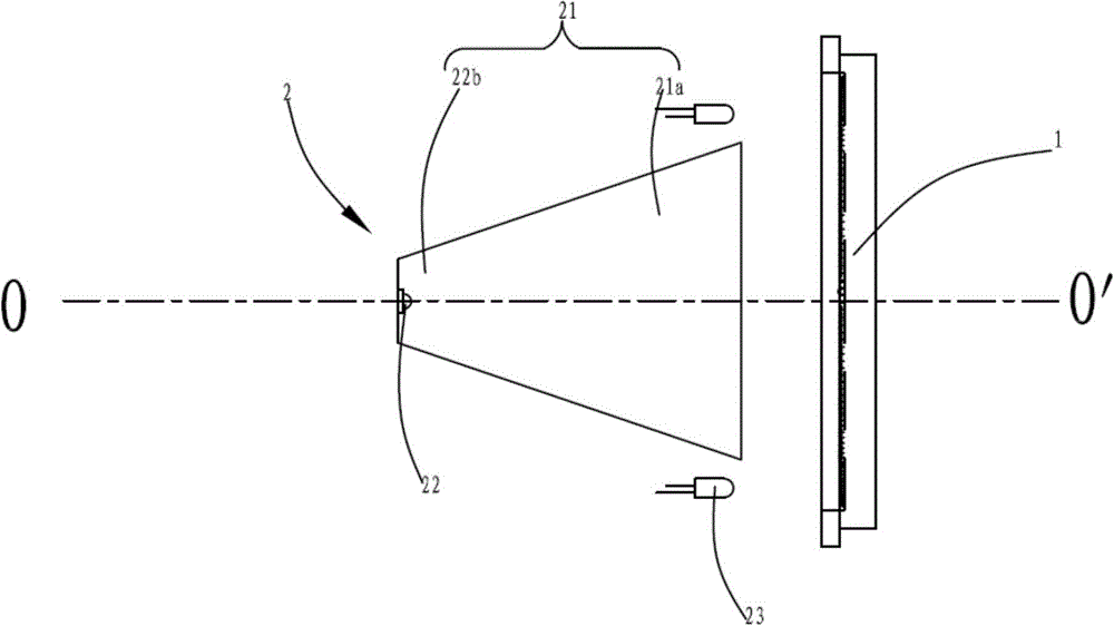 Light distribution lens and LED (light-emitting diode) lamp with light distribution lens