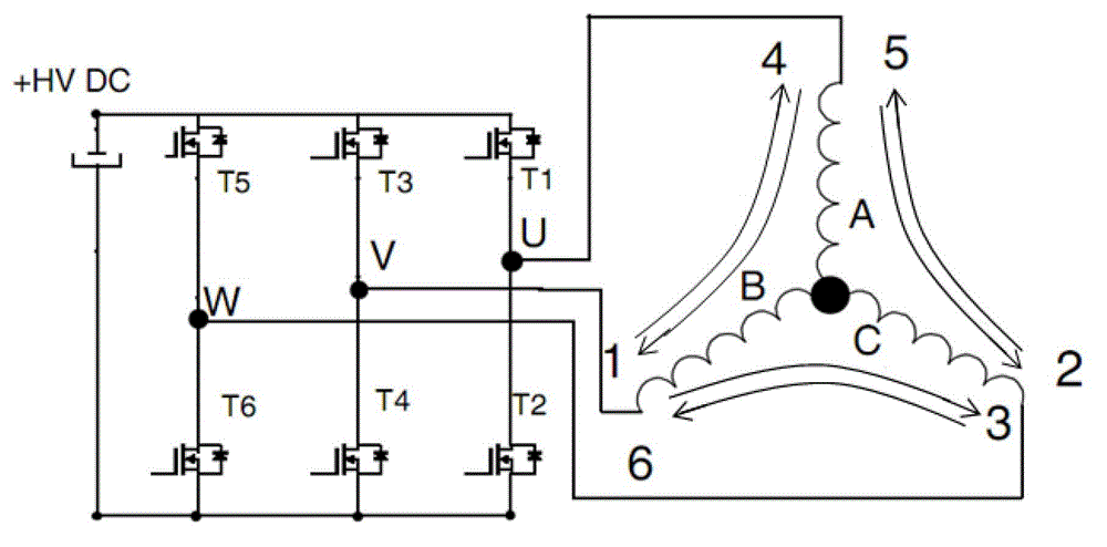 Brushless direct current motor counter electromotive force phase point detecting method