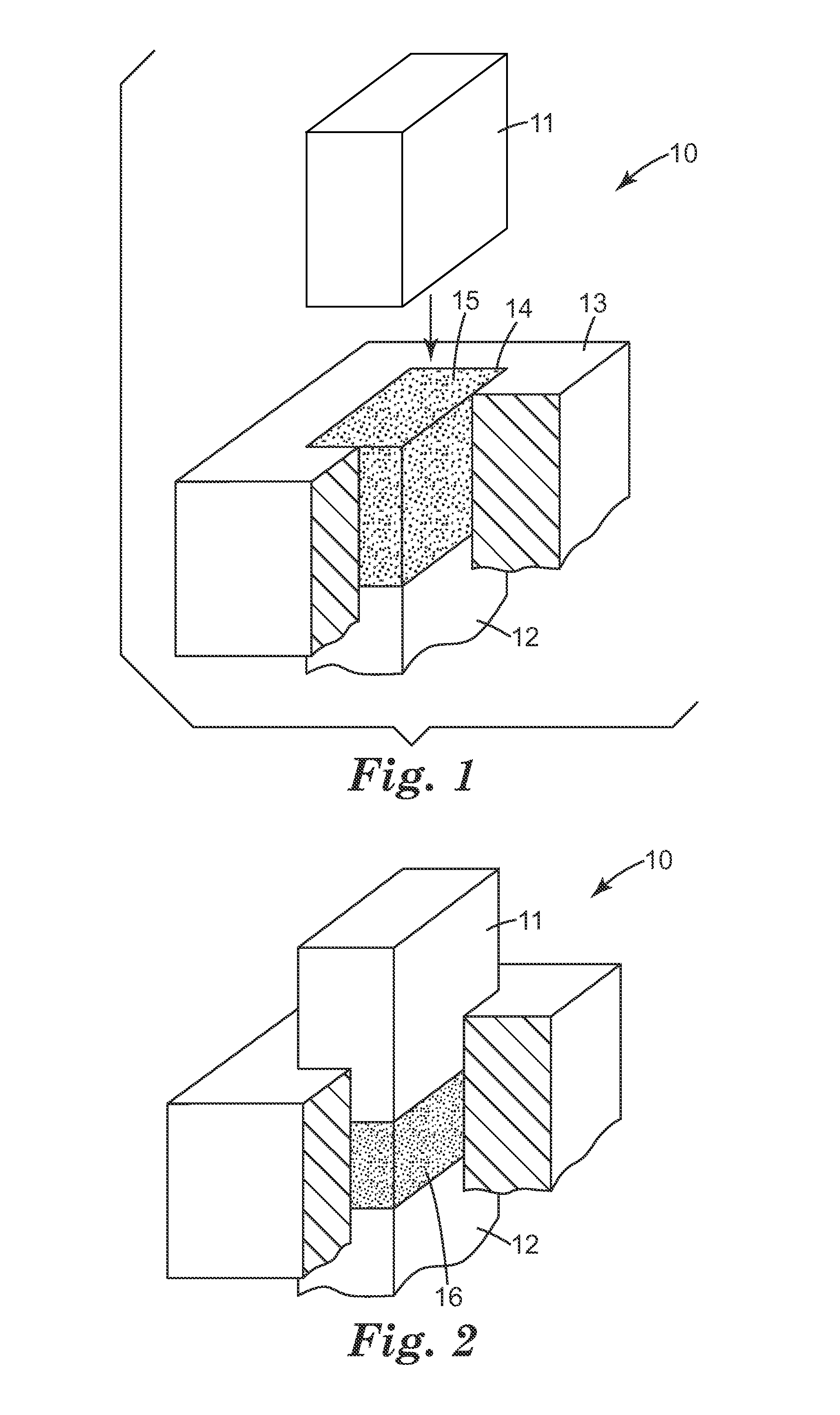 Method for making a dental blank, a press and a system for making dental blanks