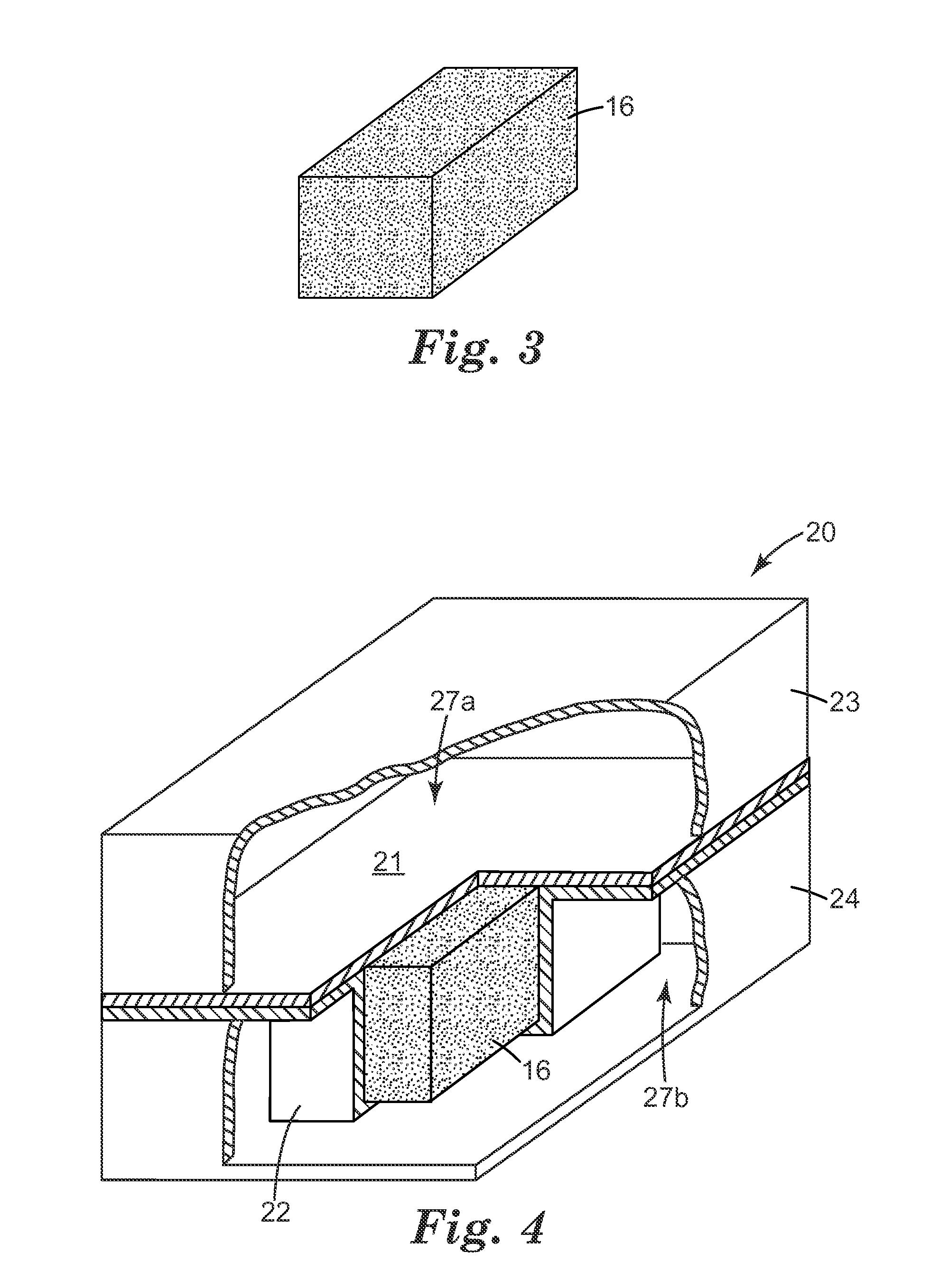 Method for making a dental blank, a press and a system for making dental blanks