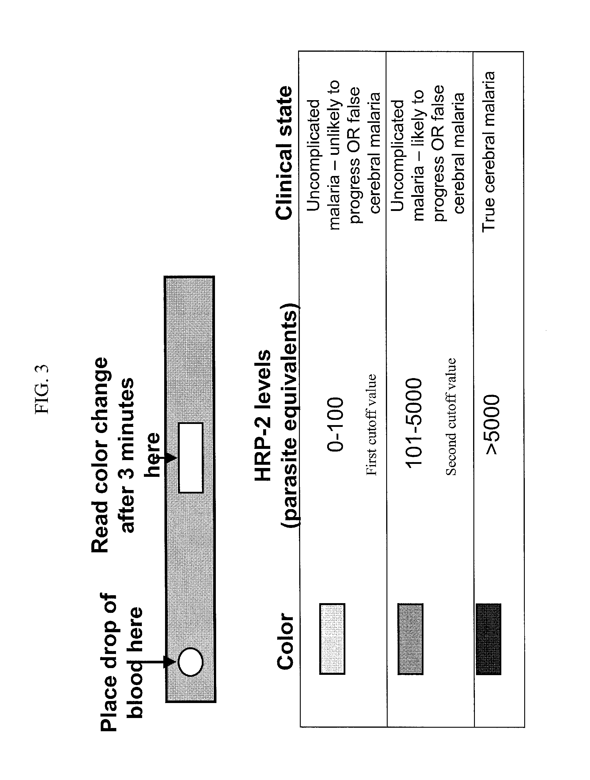 Histidine rich protein-2 diagnostic test for cerebral malaria