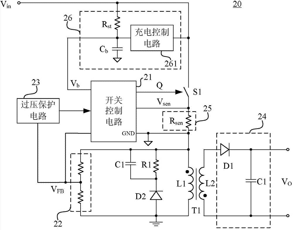 Isolating converter and switching power supply comprising same