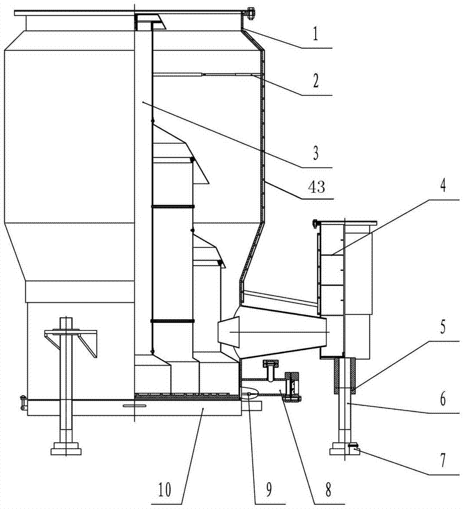 Large diameter high vacuum oil diffusion pump