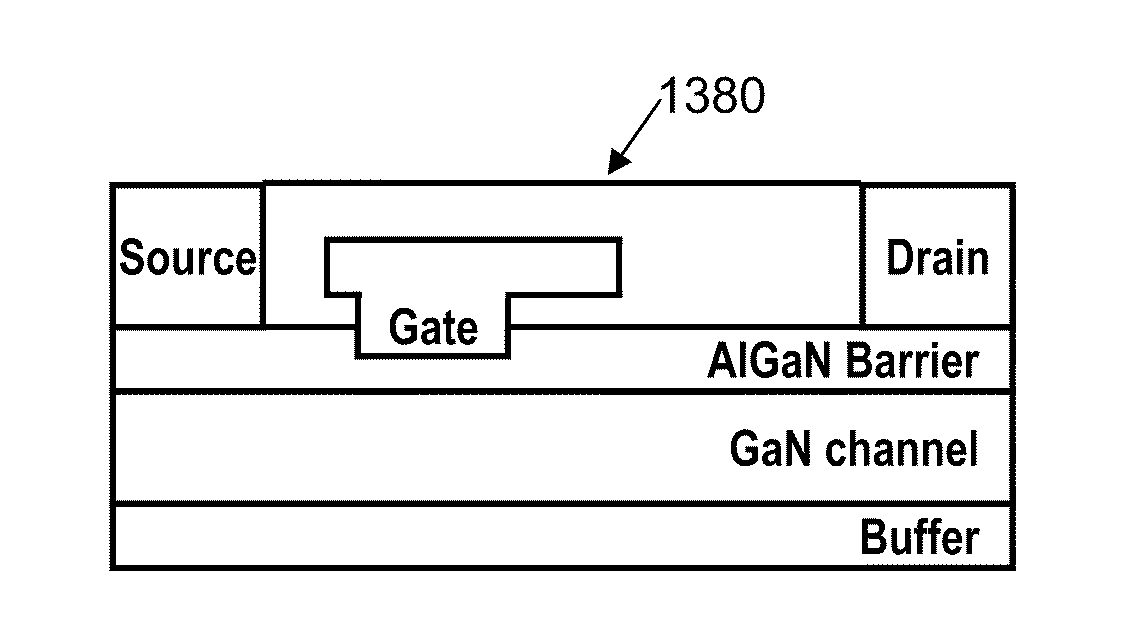 Two stage plasma etching method for enhancement mode GaN HFET
