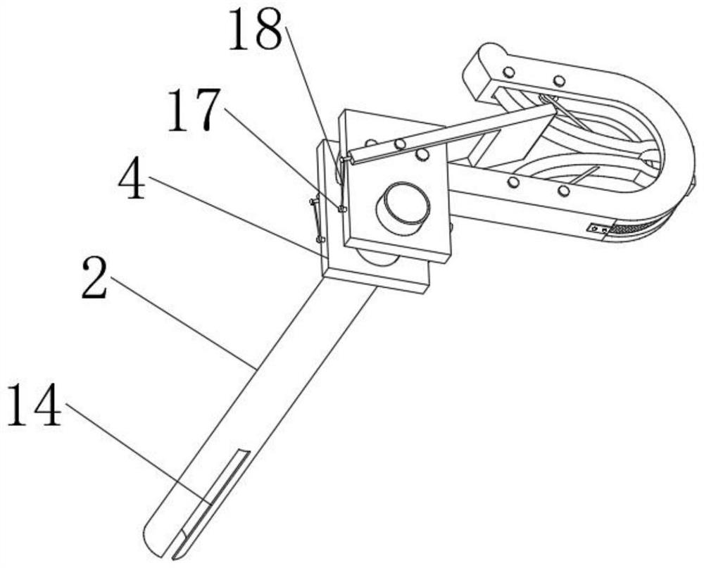 A kind of insulation rod with double clamps and mother and child for live work