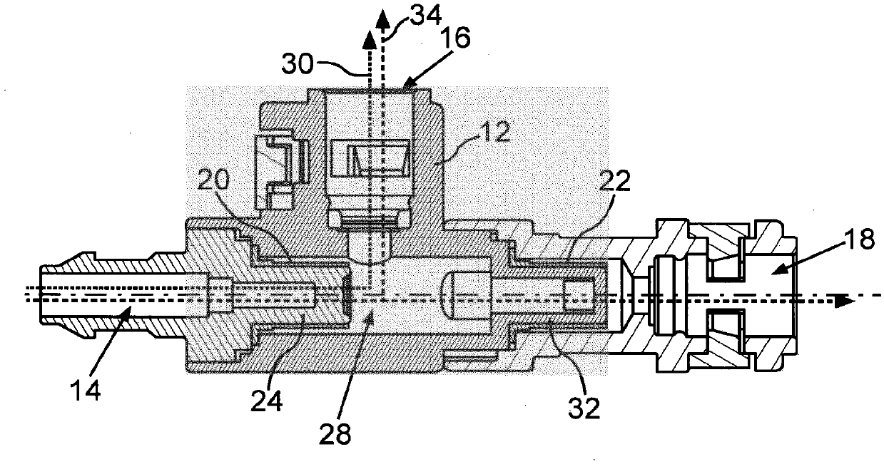 Valve and cleaning device for a motor vehicle