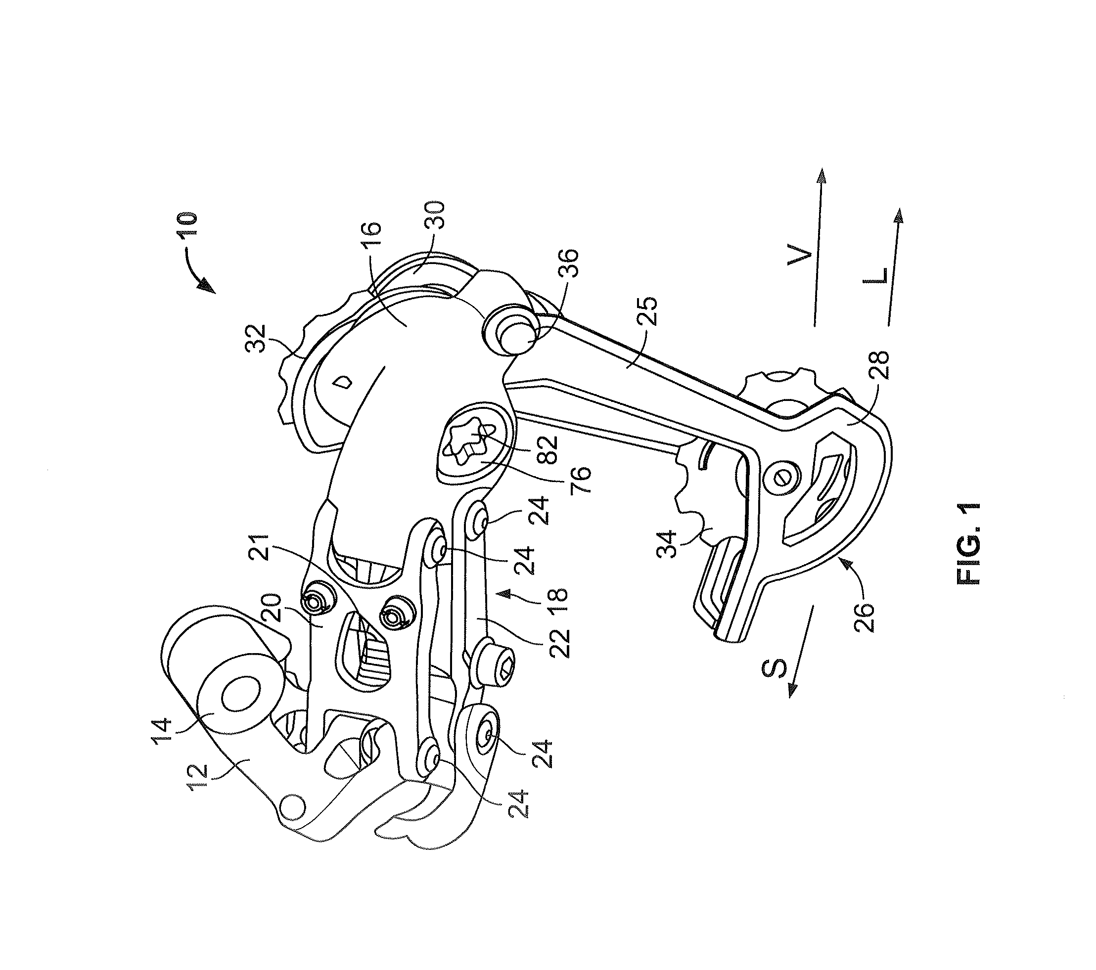 Bicycle Rear Derailleur with a Damper Assembly
