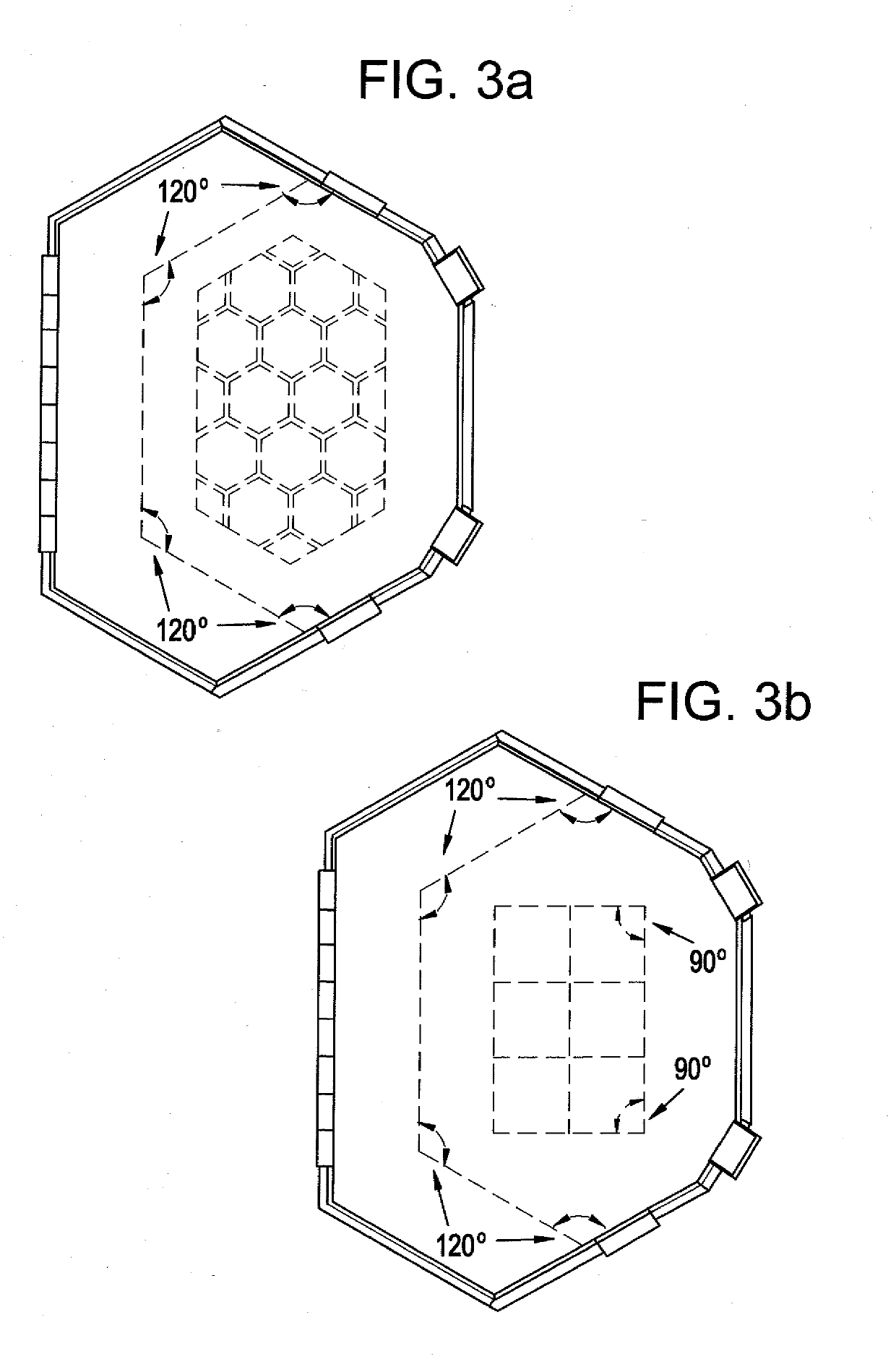 Hexagonal 2-dimensional reflection phase grating diffuser