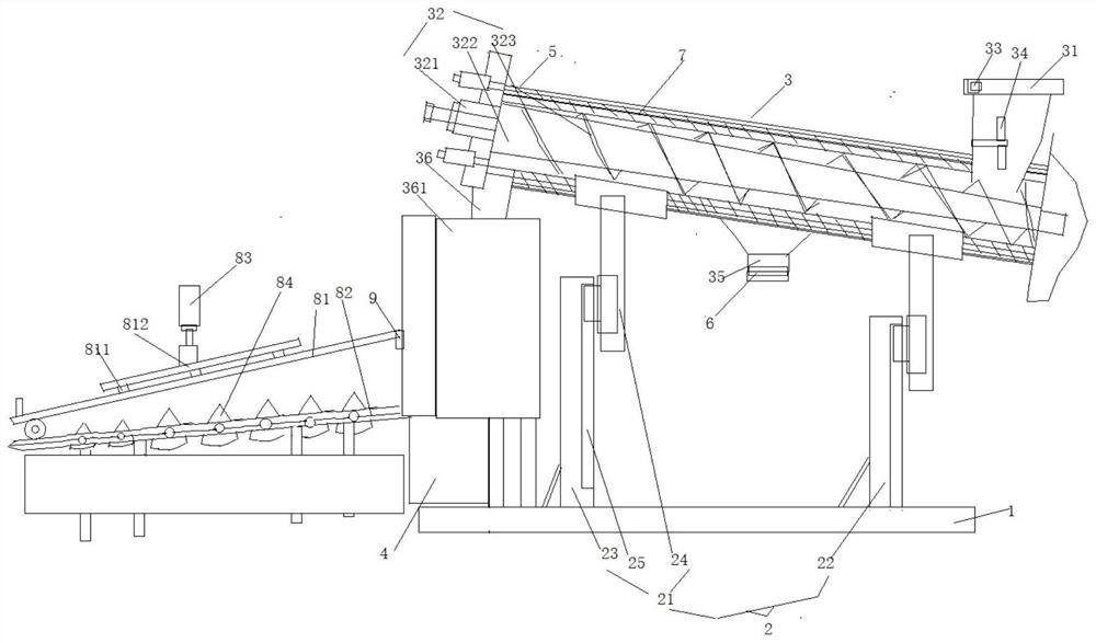 An inclined type high-efficiency solid-liquid separation device and its working method