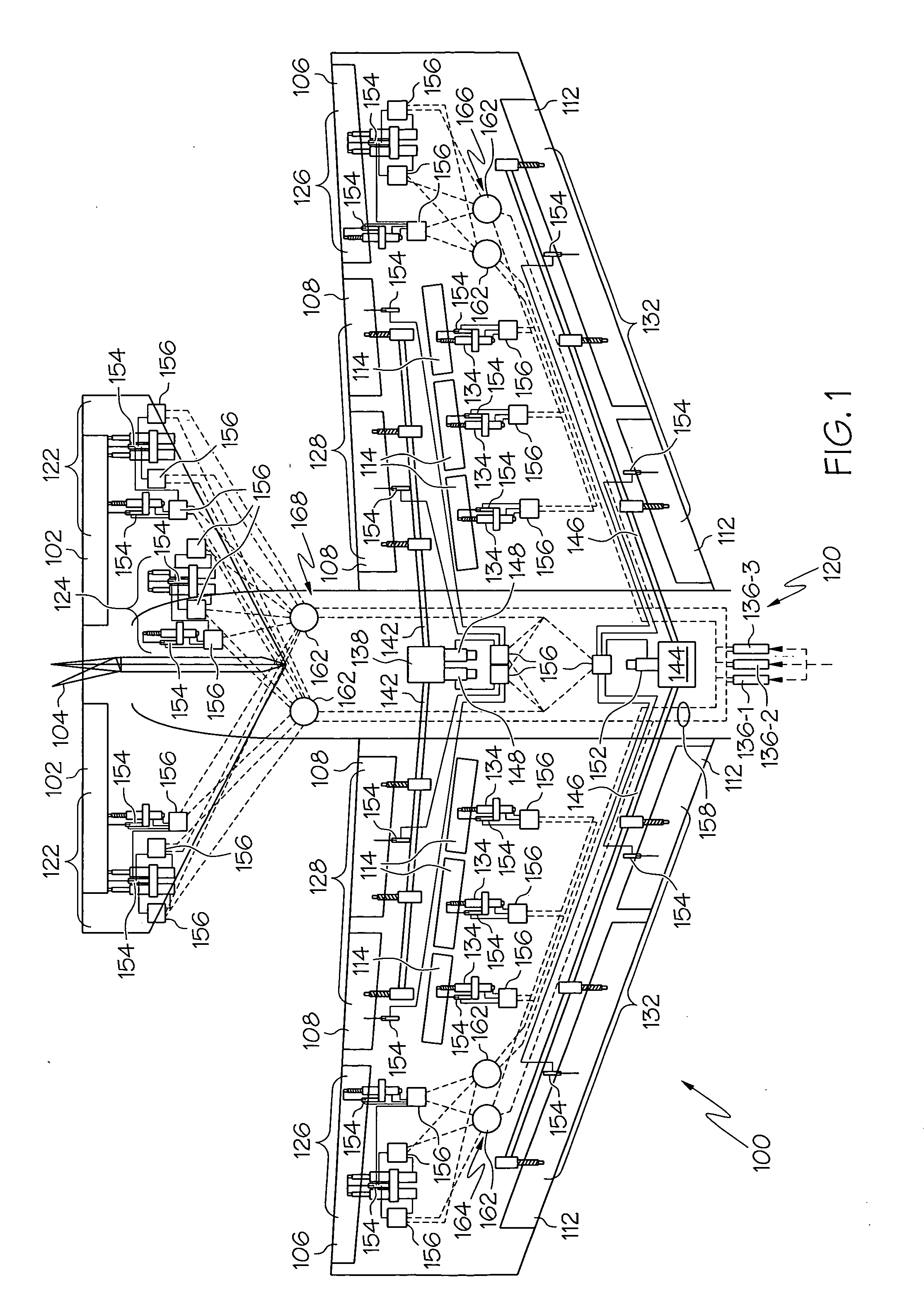 Aircraft flight control surface actuation system communication architecture