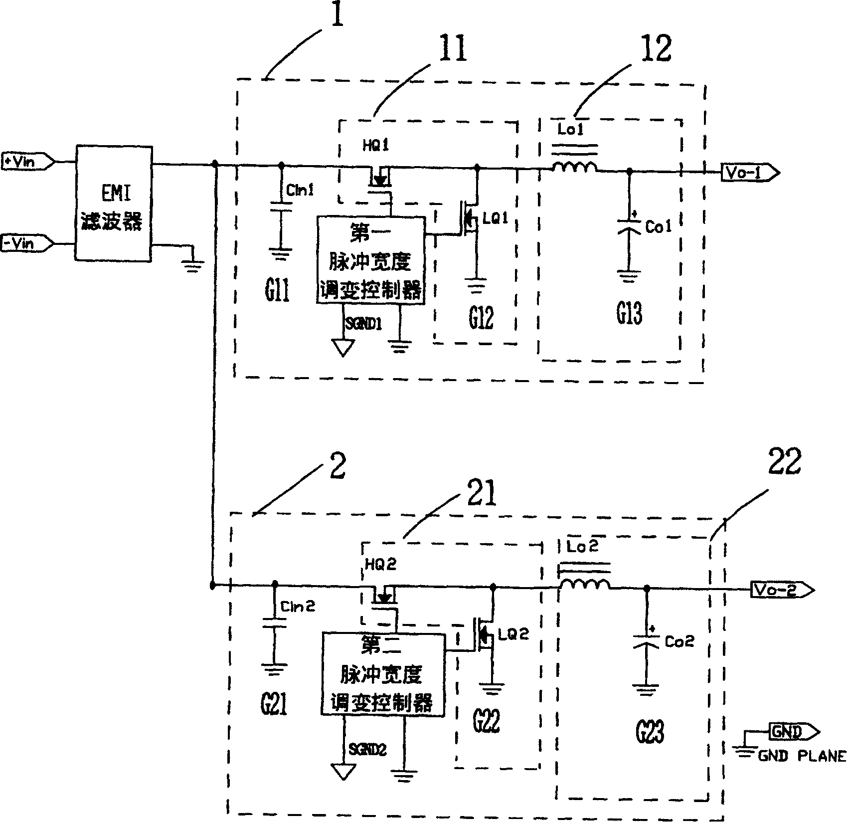 Method and system for eliminating noise and its disturbance by printing circuit board ground wiring