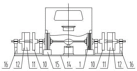 Performance test device for magneto-rheological fluid retarder for miniature vehicles