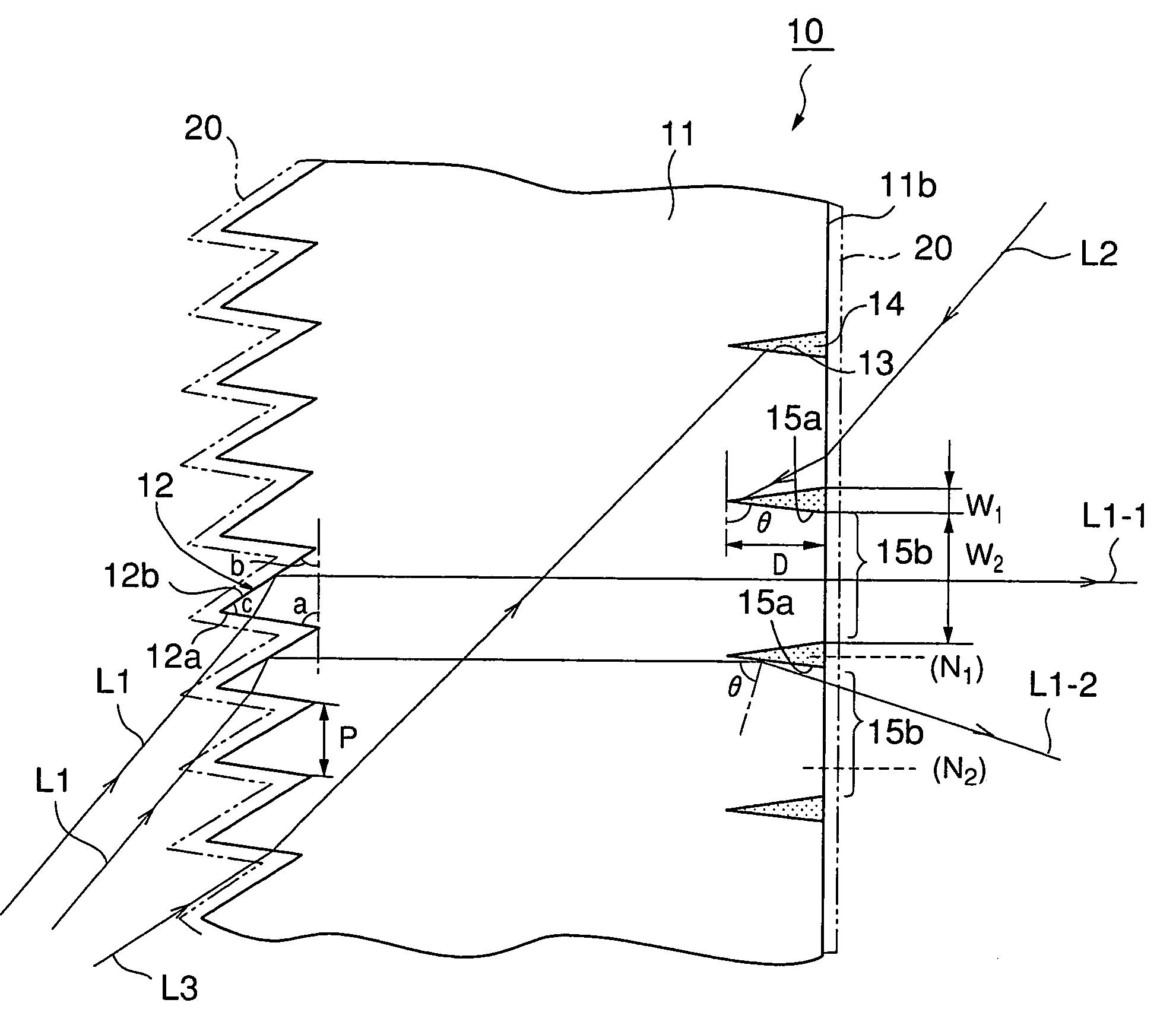 Fresnel lens sheet, rear projection screen and rear projection display