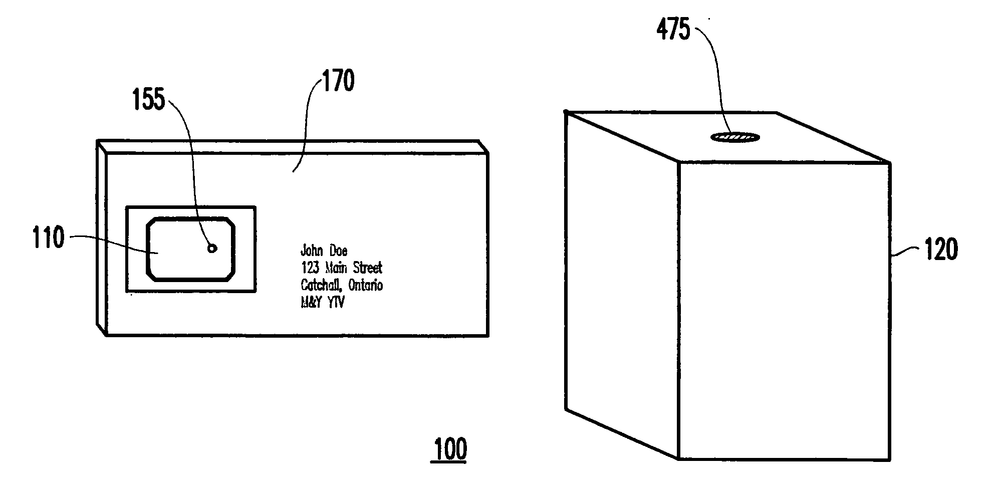 Delivery system and method using an electronic tag