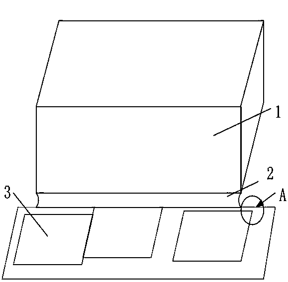 Bottom reinforcing type wall