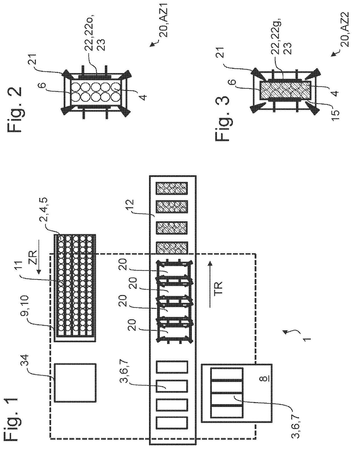 Packaging method for packaging primary packages into secondary packages and packaging module