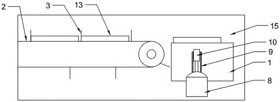 Protective film pasting mechanism for door plate