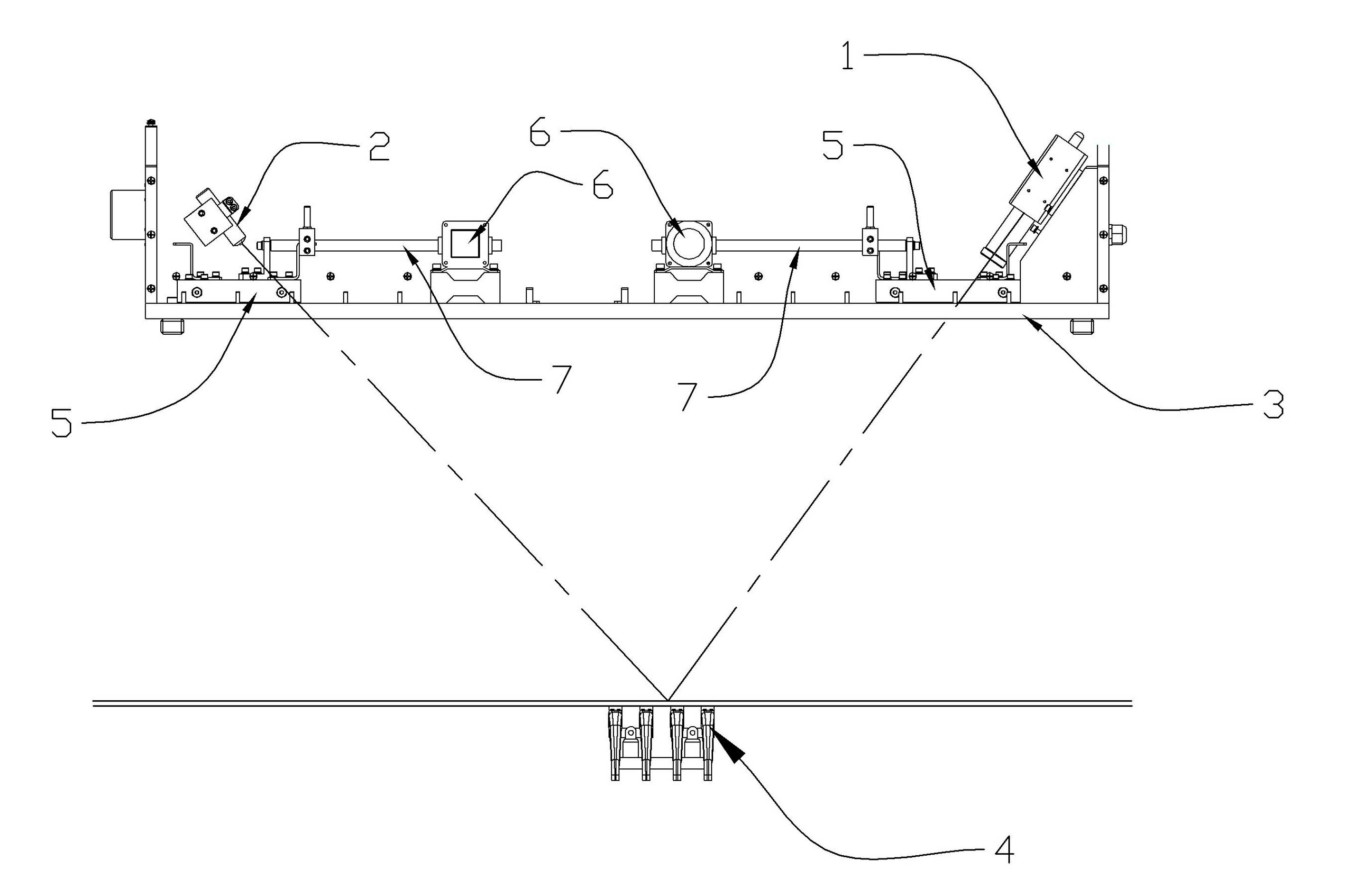 System for monitoring wear of pantograph sliding plate