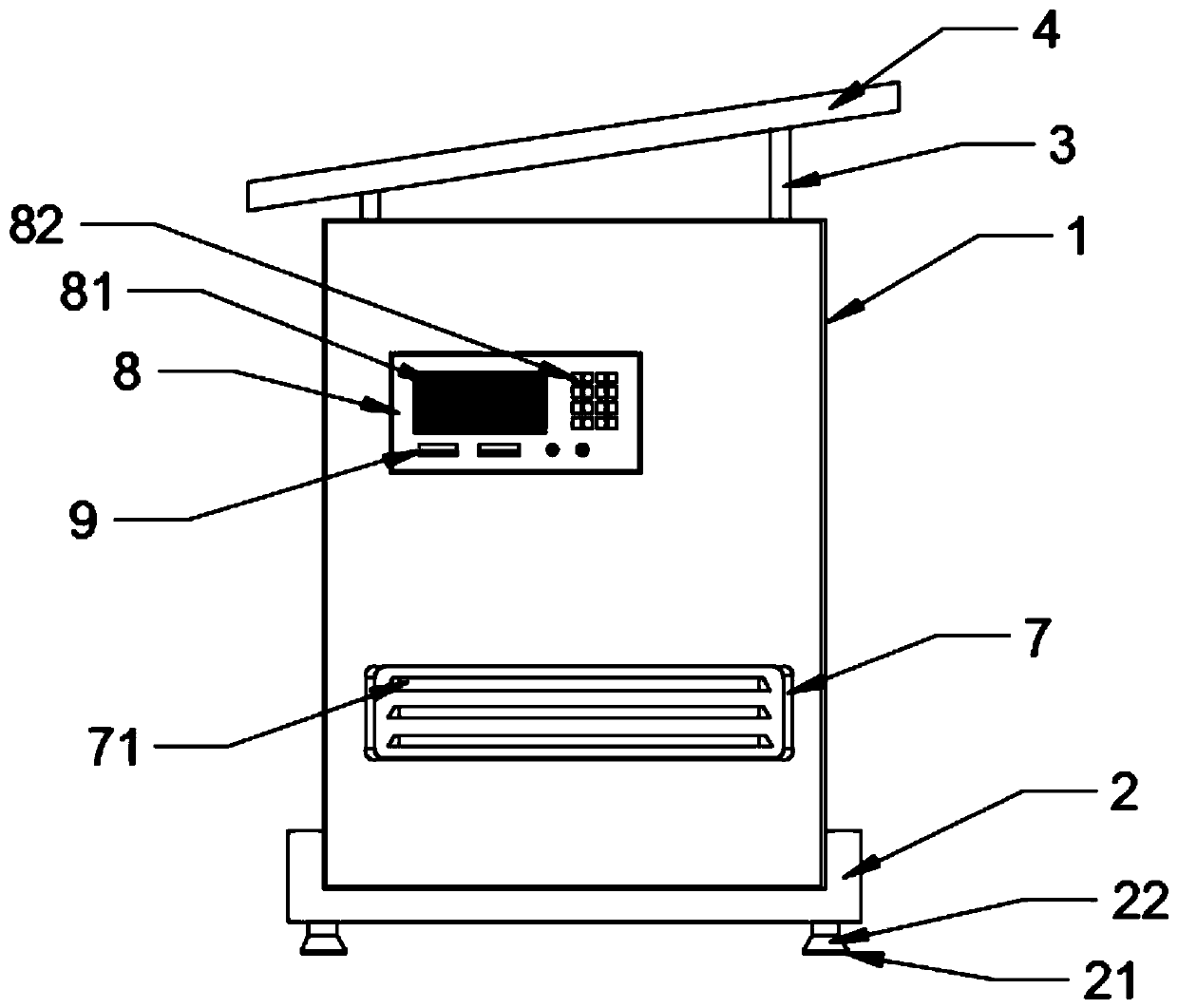 A vehicle-mounted wireless communication device with three-proof functions