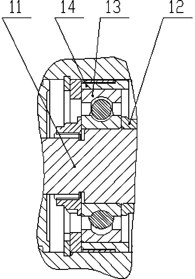 Mechanical vibration signal vibration-damping and filtering device for high-speed gear box