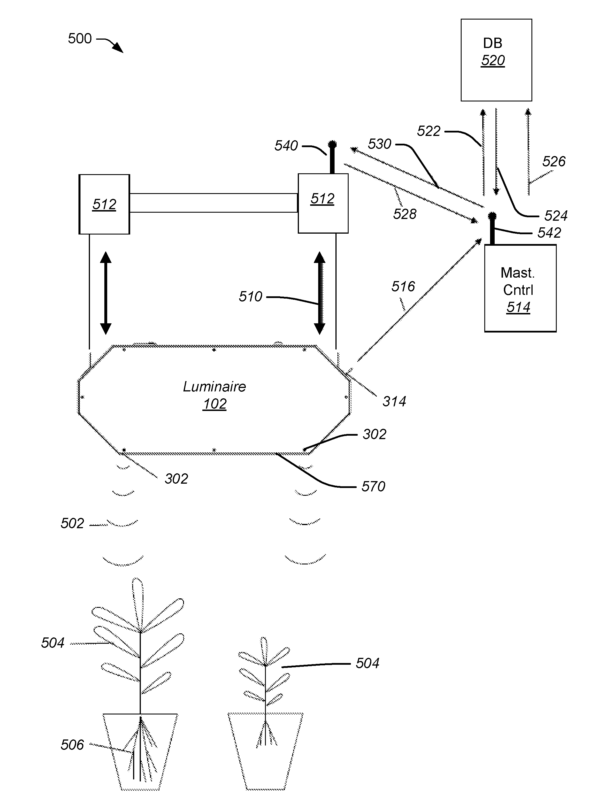Radio-controlled lighting fixture with integrated sensors