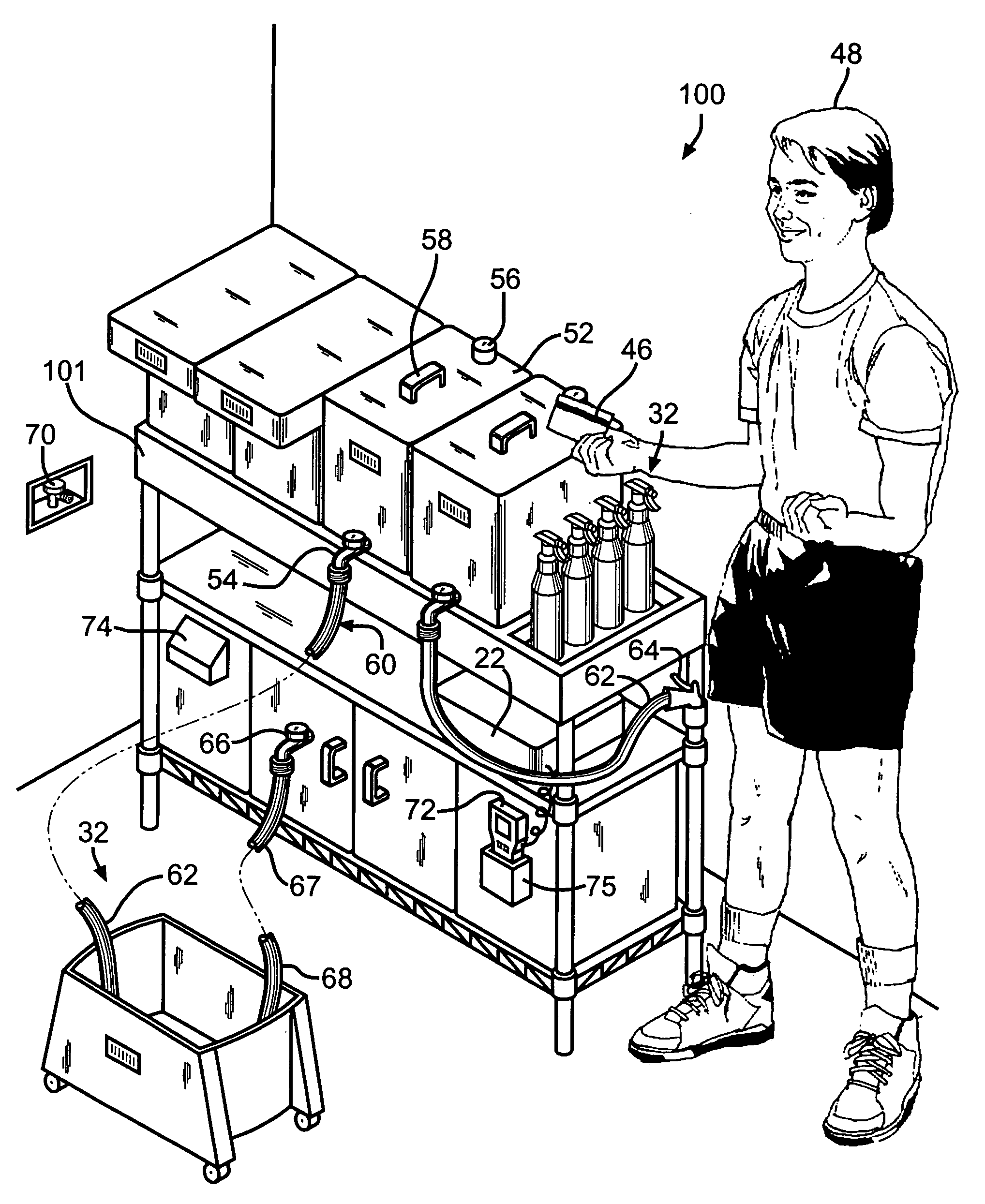 Apparatus for dispensing a substance