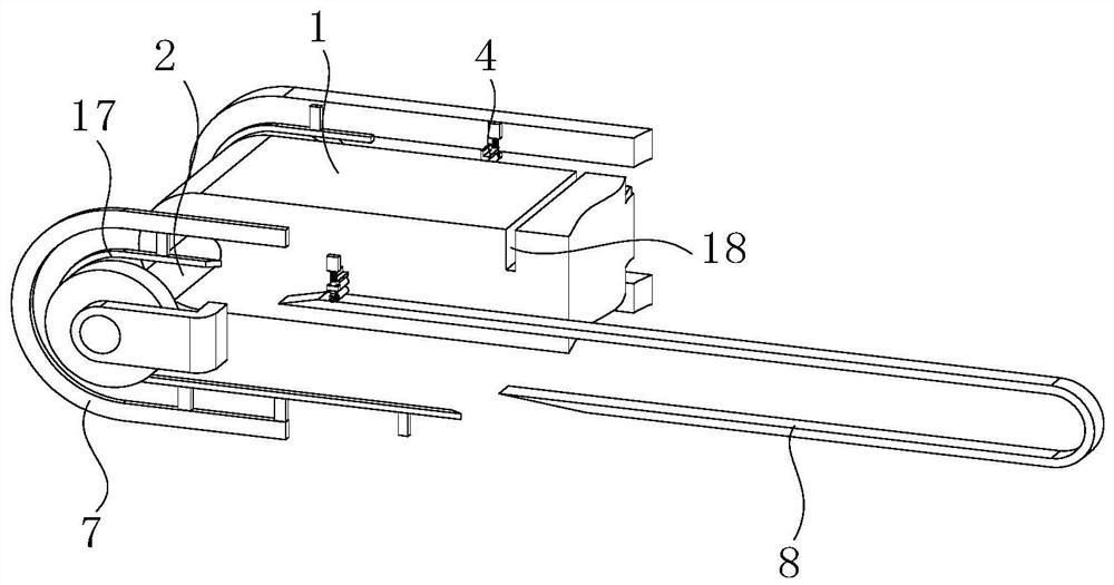 Non-woven fabric continuous cutting machine