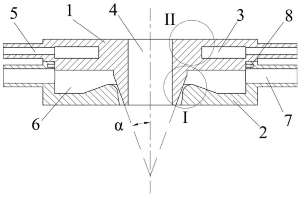 A supersonic gas atomizing spray disc for metal powder preparation