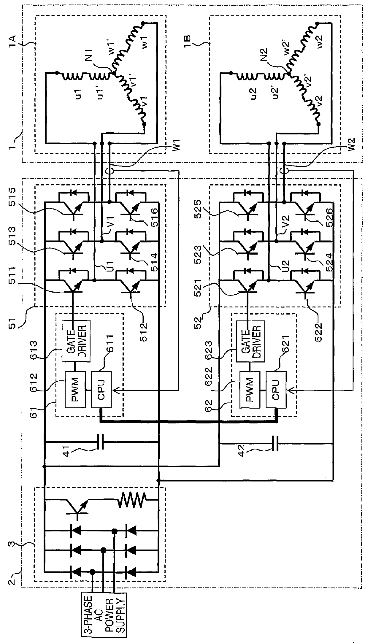 Electric motor system