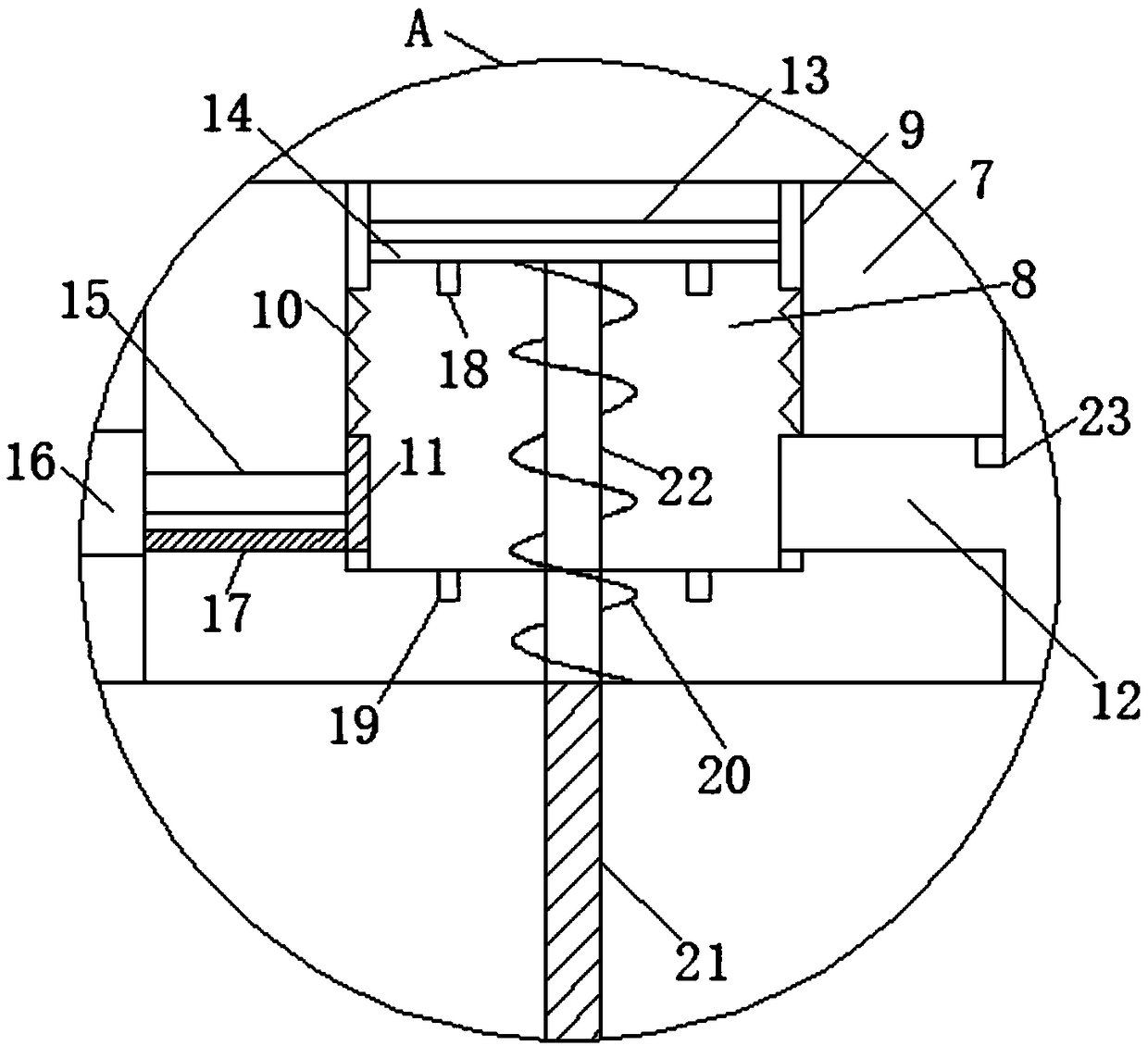 Stamping trimming mold convenient for converting materials