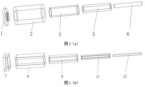 Preparation method of composite microporous multi-structure bionic artificial bone, and gradient mold