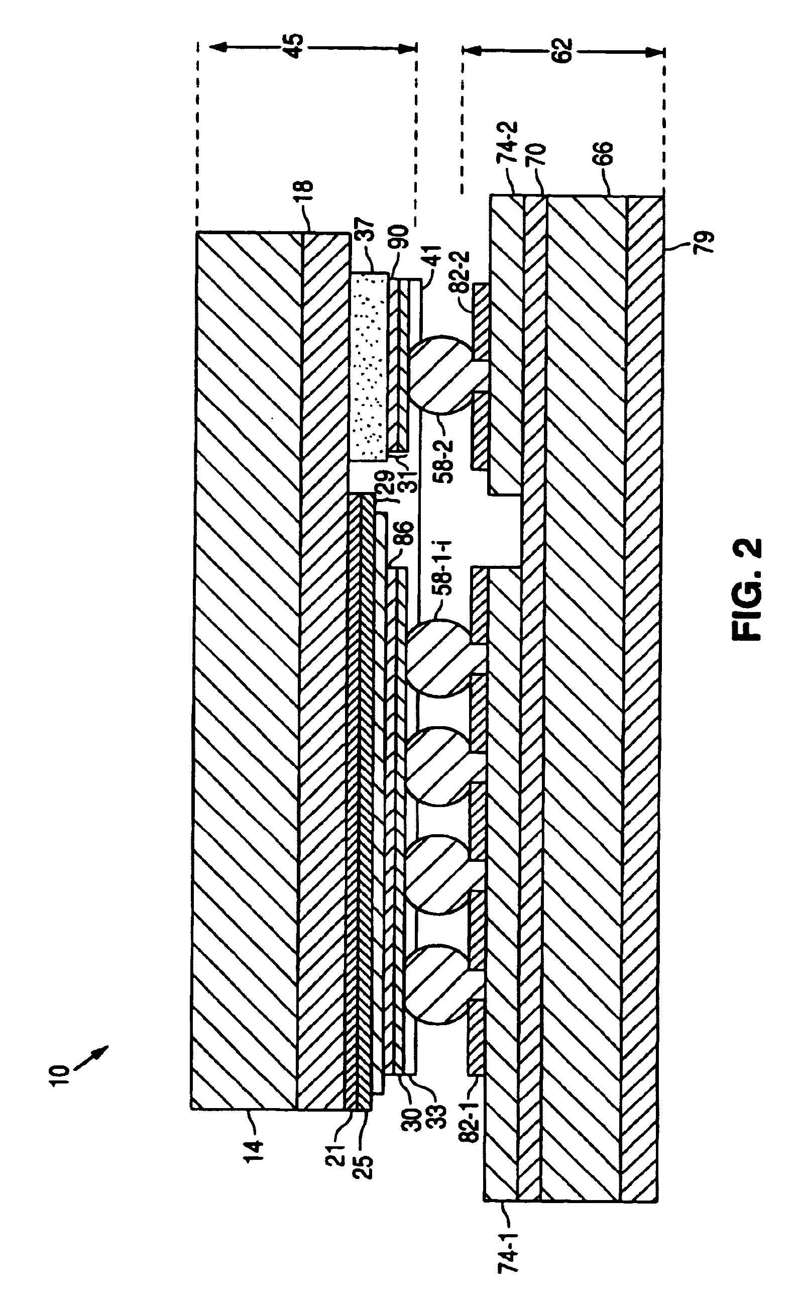 High-powered light emitting device with improved thermal properties