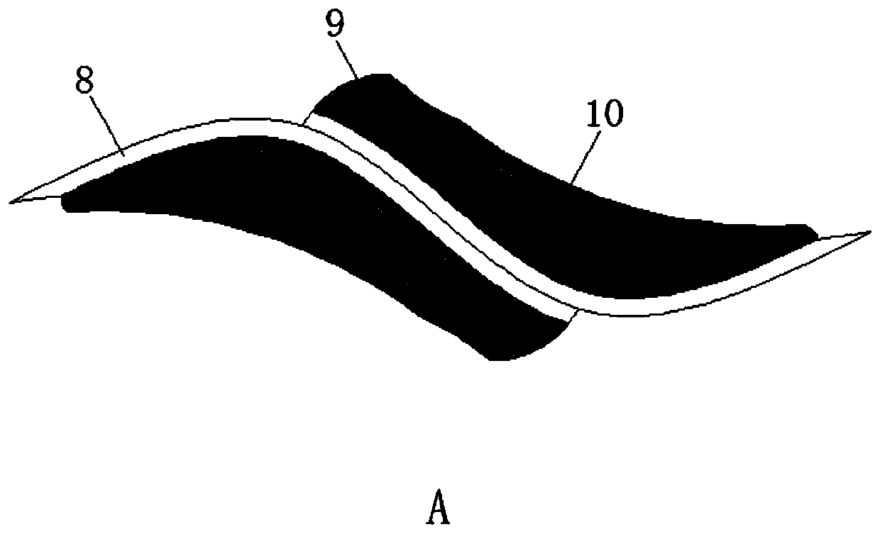 Brake wheel auxiliary device increasing friction force according to dynamic and static combination thereof