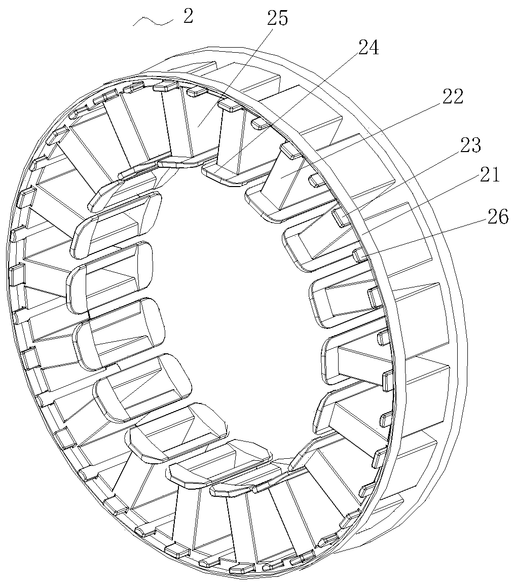 Integrally-formed insulating stator