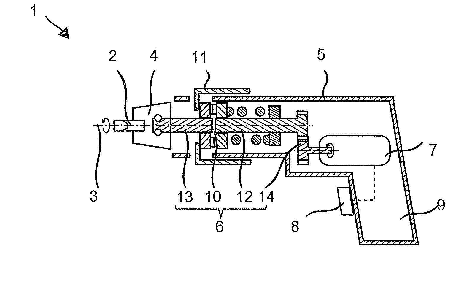 Hand machine tool