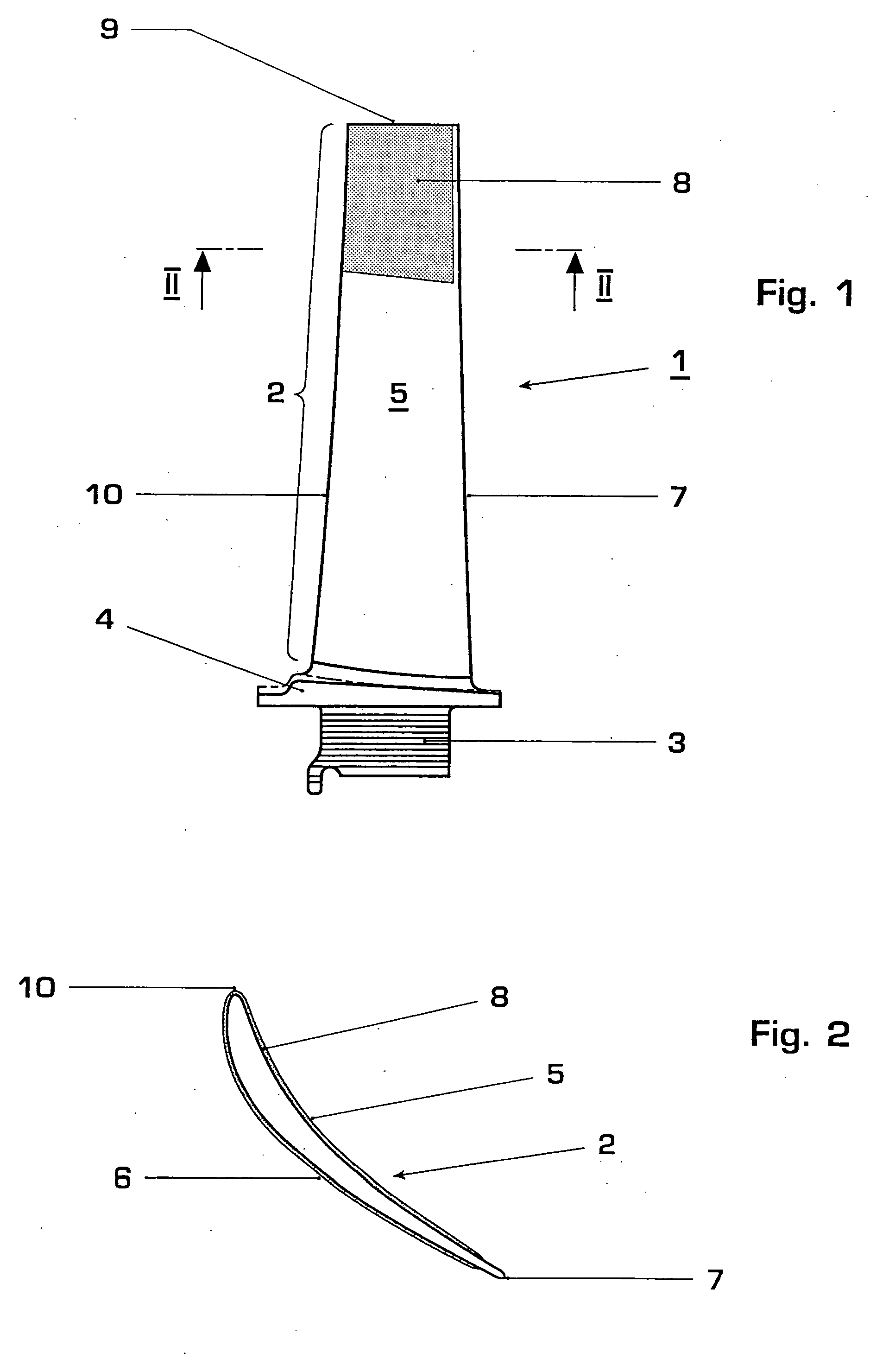 Method of altering the frequency of blades for thermal fluid-flow machines