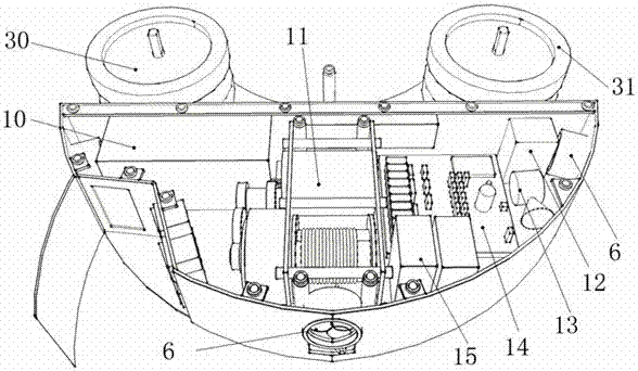 Fire remote control large rope crossing device