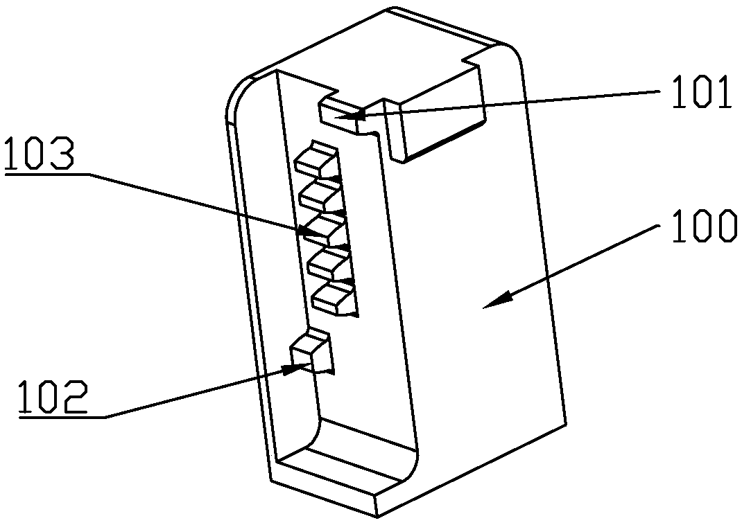 A discharge door mechanism and solid material box