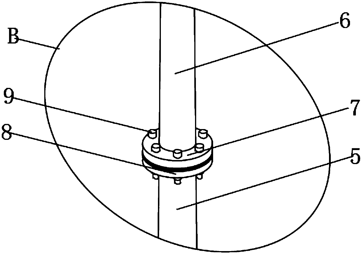 Detachable solar cell LED road lamp