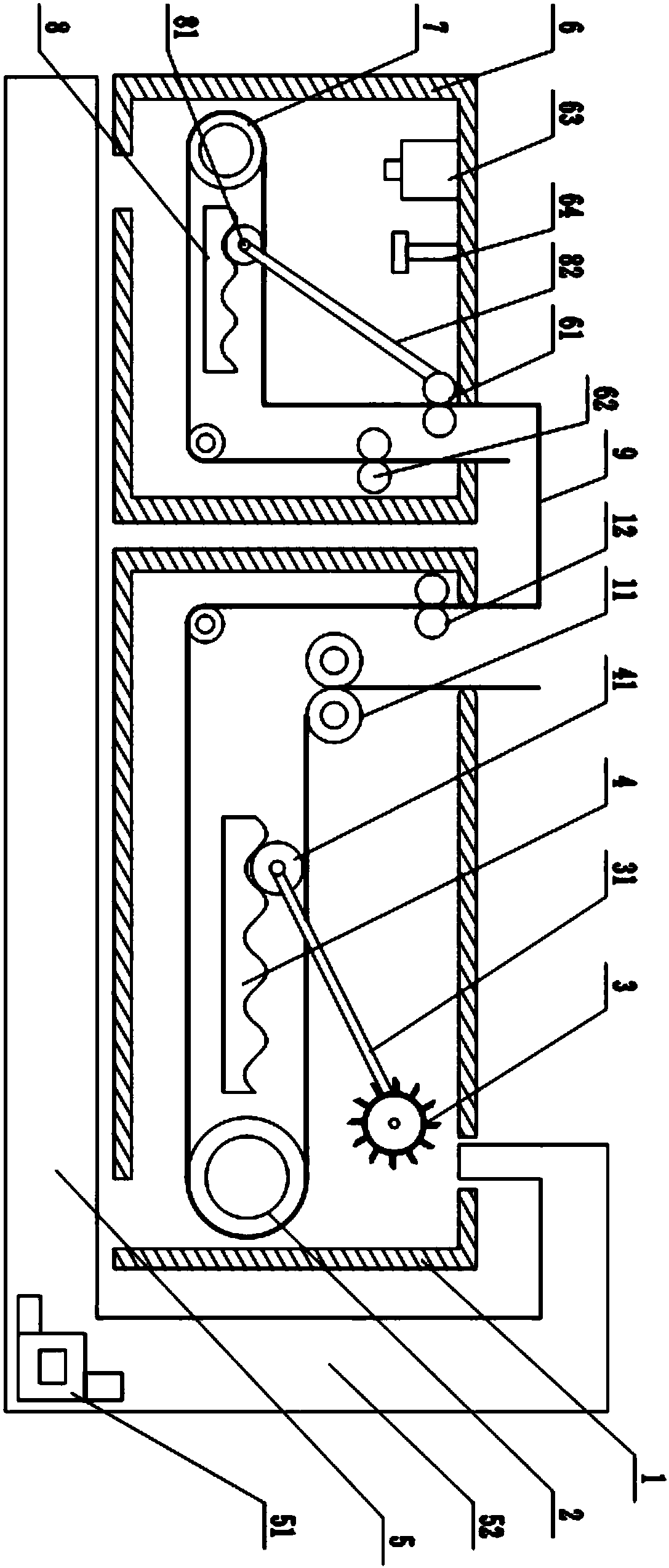 Spandex cloth bleaching device