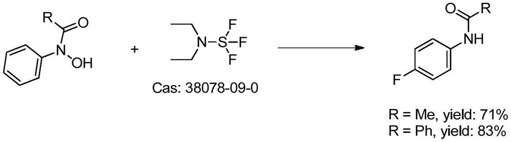 A kind of 4-fluoro substituted arylamine compound and its synthetic method