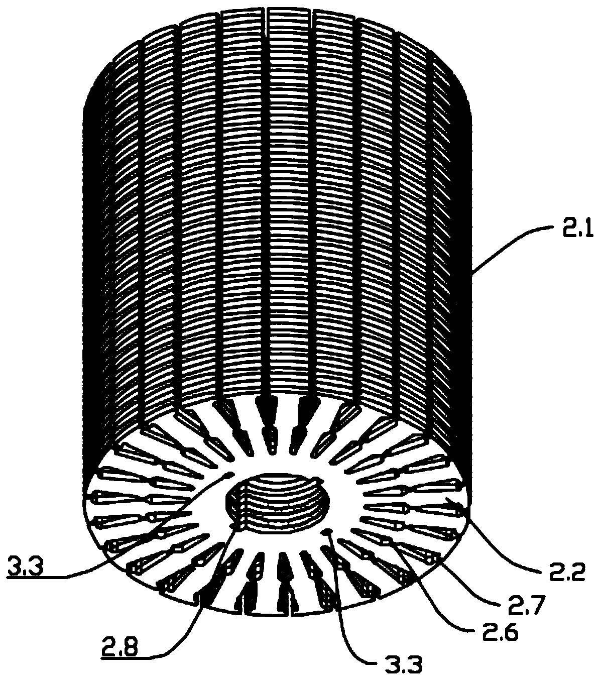 Copper rotor super-efficient motor