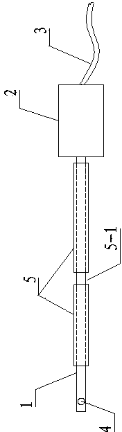 Connection structure convenient for charge and discharge and maintenance of accumulator