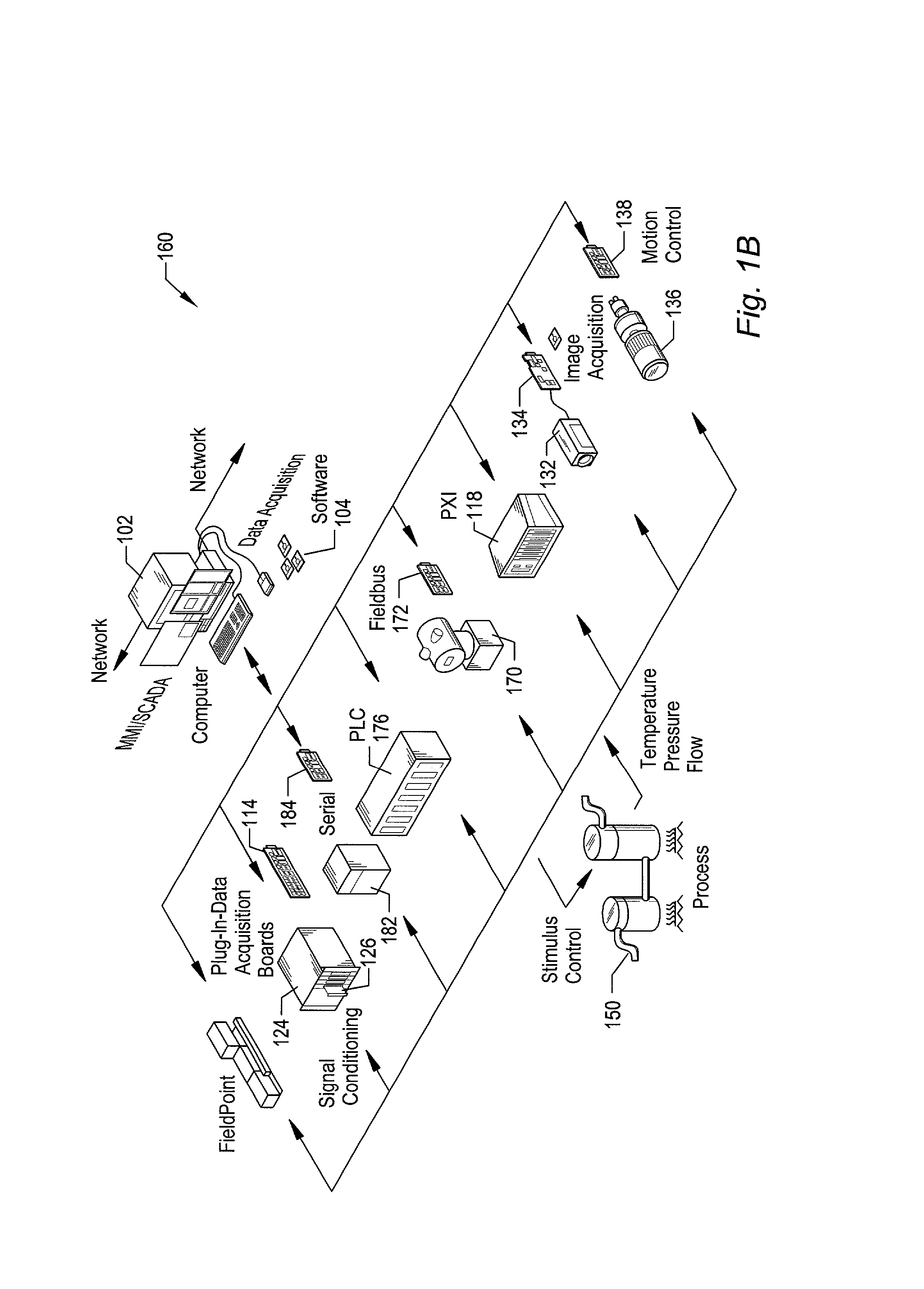 System and method for configuring an instrument to perform measurement functions utilizing conversion of graphical programs into hardware implementations