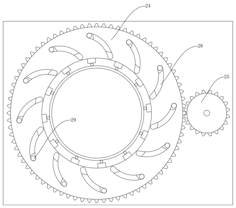 A concealed non-destructive transitional self-resetting dust suppression ore screening machine