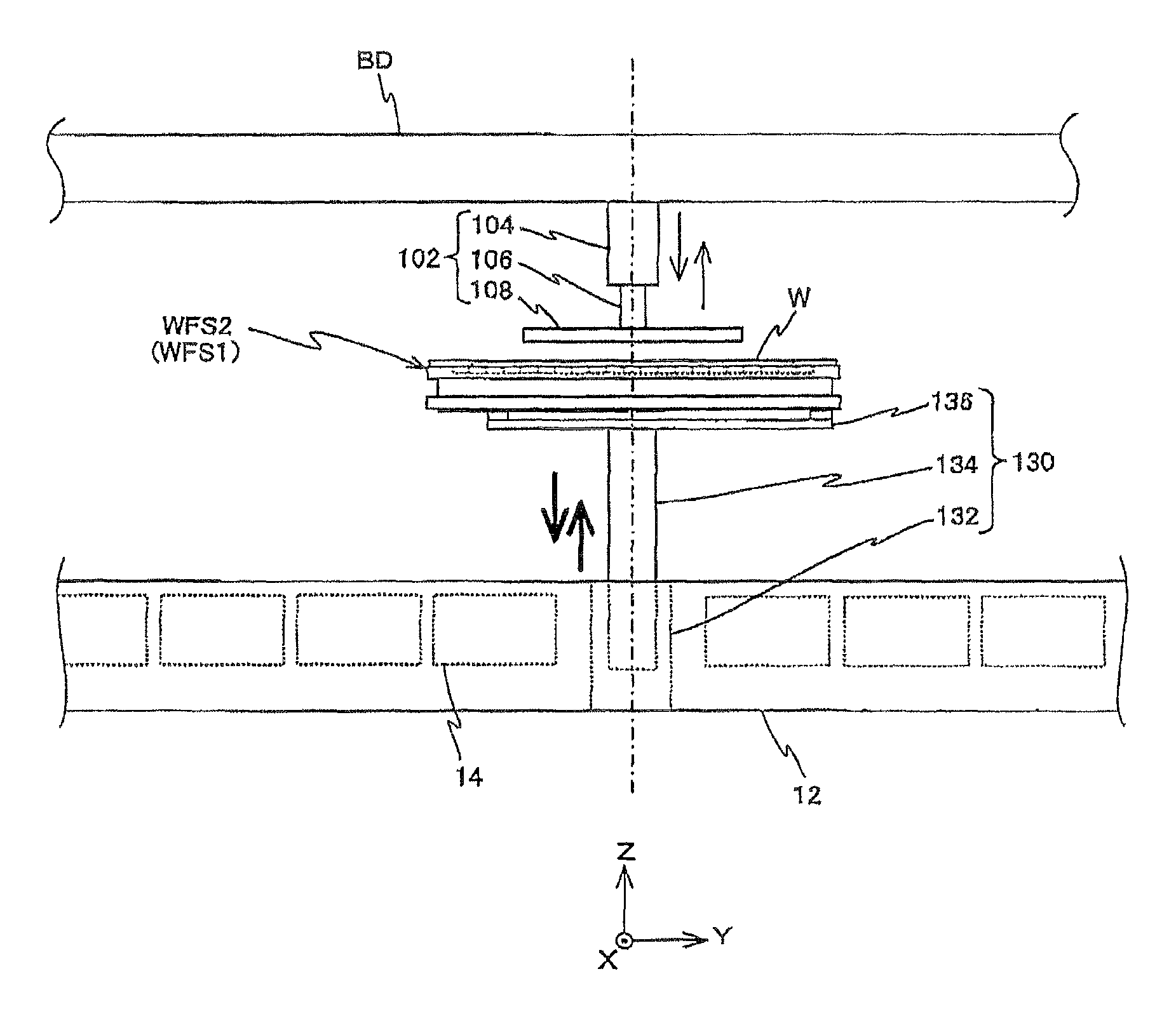 Object exchange method, exposure method, carrier system, exposure apparatus, and device manufacturing method