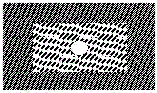 Manufacturing method for pattern in stepped groove