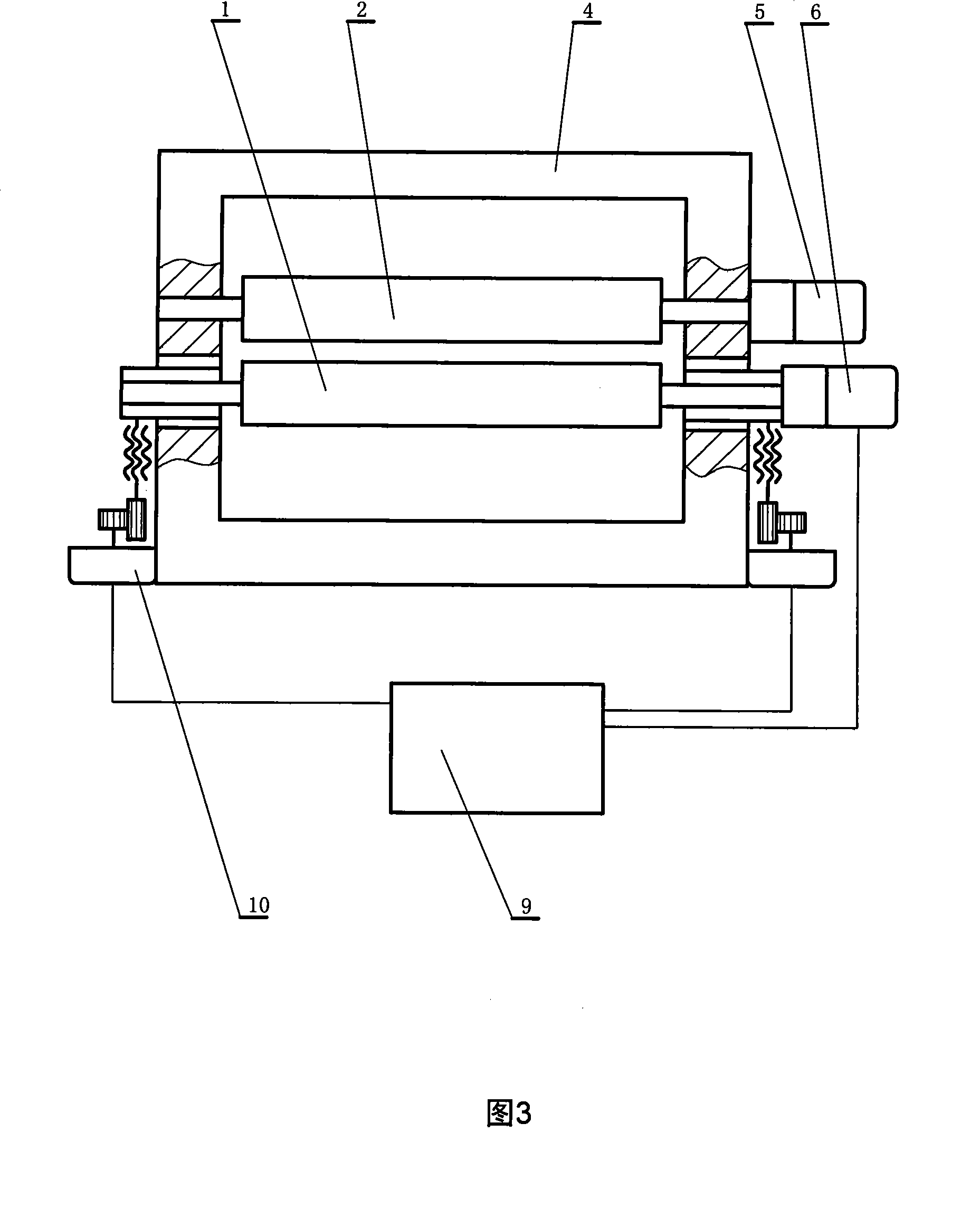 Method and device for making consistence of anvil-roller and knife roller linear velocity