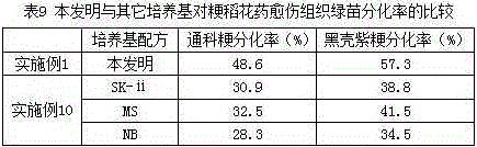 A kind of japonica rice anther differentiation medium formula