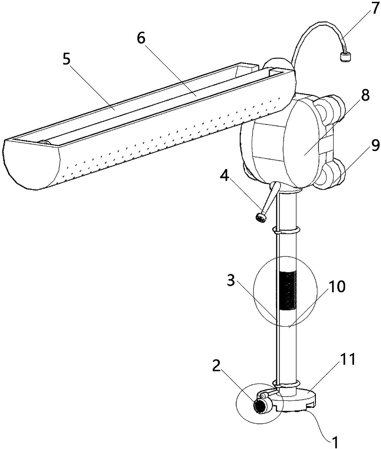 Oxygenation filtering water pump device